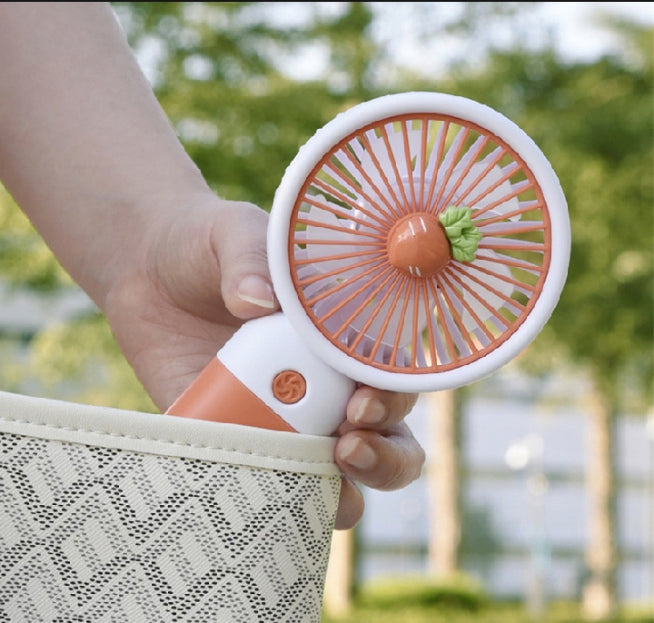 Mini Handheld Rechargeable Fan – Portable USB Cooling Fan for Travel & Home