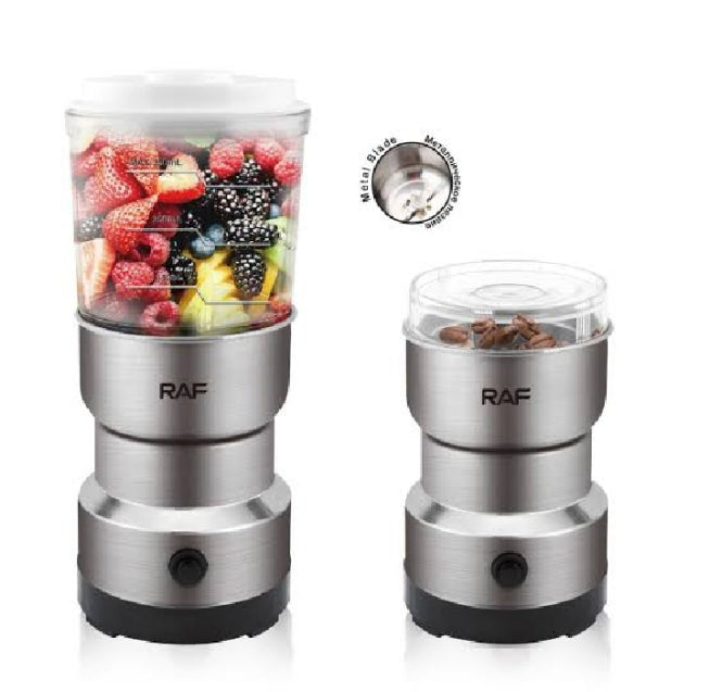 RAF 2-in-1 Coffee Grinder & Juicer Blender – Coffee & Juice Blender Machine