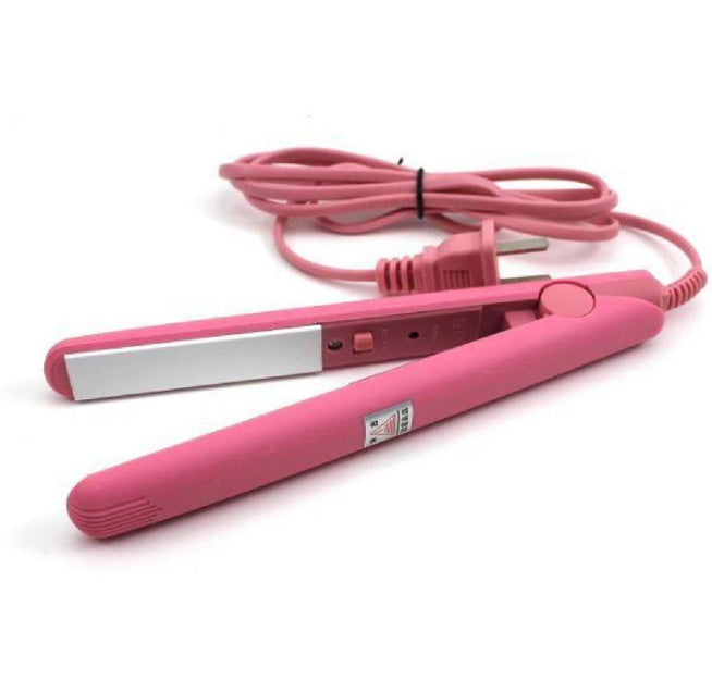 Mini Portable Ceramic Hair Straightener & Curler – 2 in 1 Styling Tool