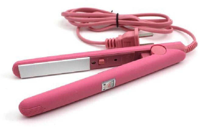 Mini Portable Ceramic Hair Straightener & Curler – 2 in 1 Styling Tool