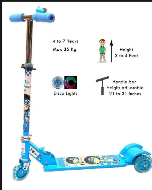 Scooty For Kids Adjustable 3 Wheel Kick Scooter Gifts For Toddlers Children Boys Girls