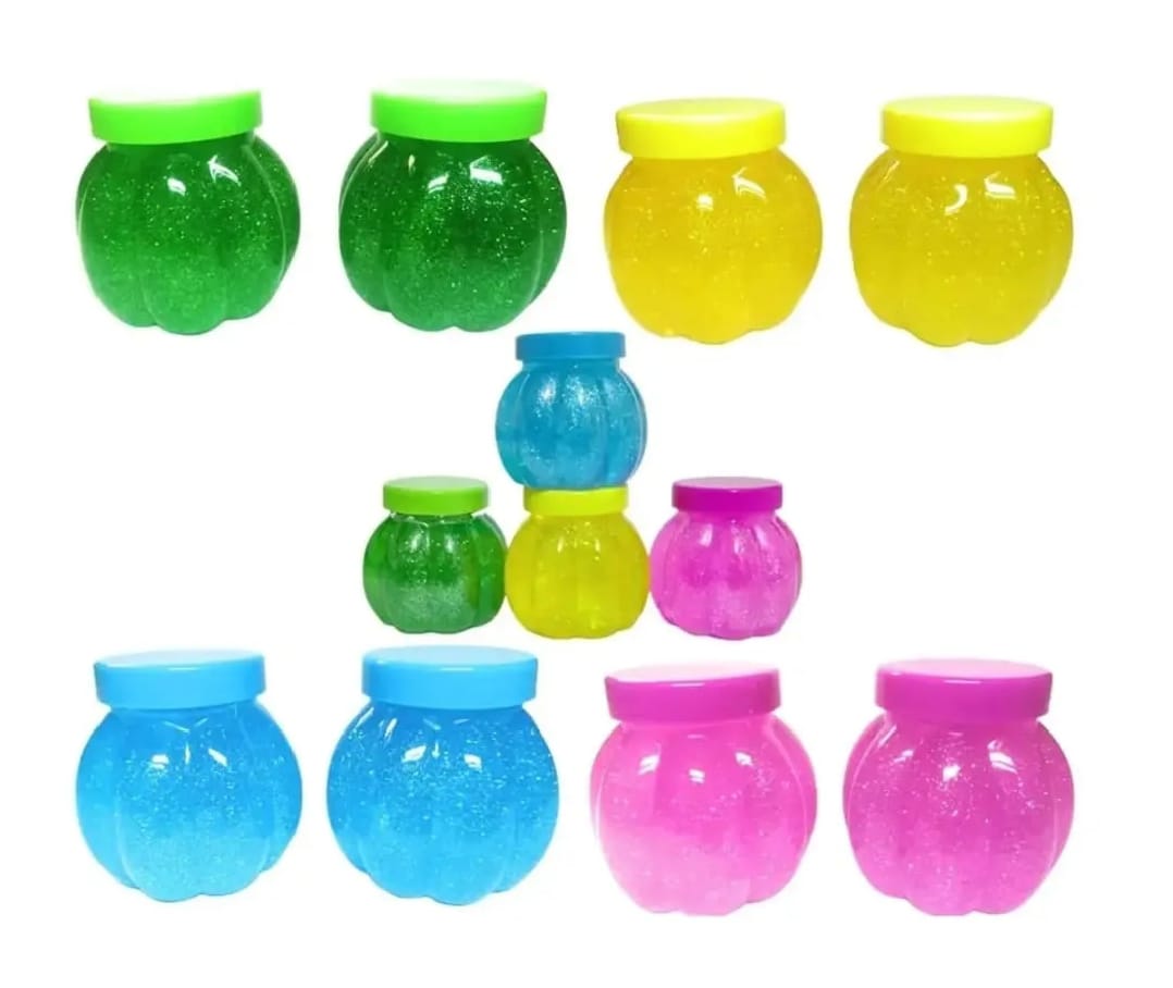 Pack of 6 Magic Crystal Soft Slime for Kids – Fluffy & Non-Toxic Sensory Play