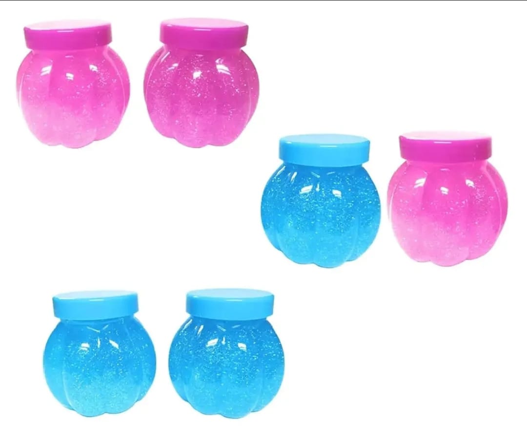Pack of 6 Magic Crystal Soft Slime for Kids – Fluffy & Non-Toxic Sensory Play