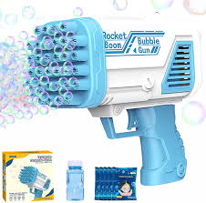 Bazooka Bubble Gun for Kids – 36 Holes Bubble Machine Toy