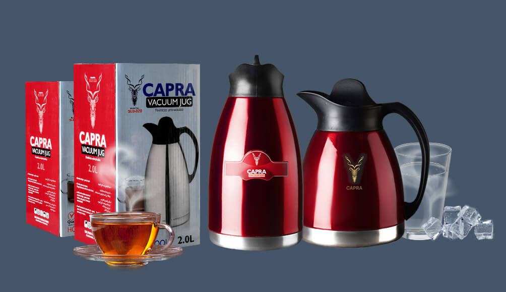 Capra 1.0 Liter Thermos Flask – Unbreakable, Double Wall Insulated