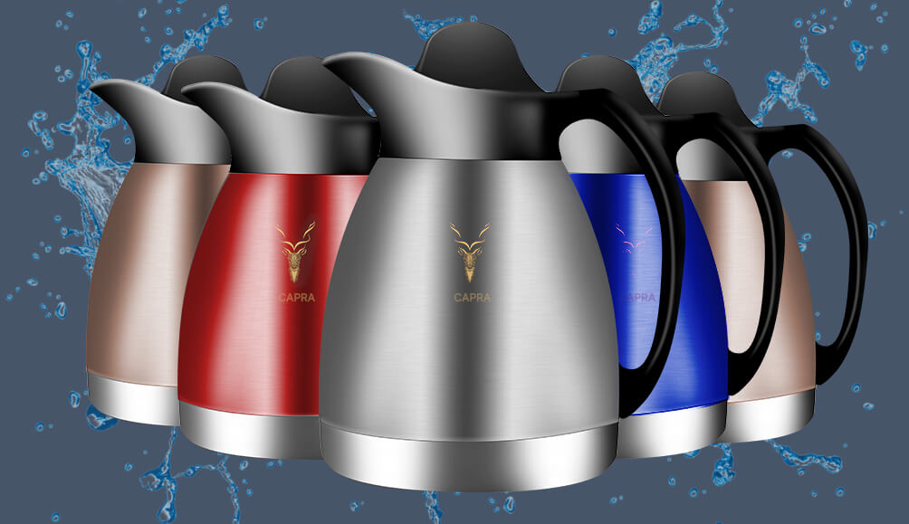 Capra 1.0 Liter Thermos Flask – Unbreakable, Double Wall Insulated