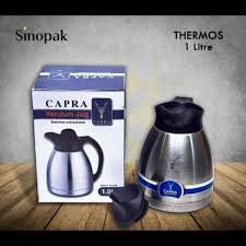 Capra 1.0 Liter Thermos Flask – Unbreakable, Double Wall Insulated