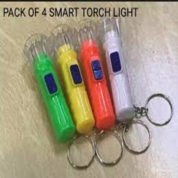 Pack of four smart pocket size torch lights