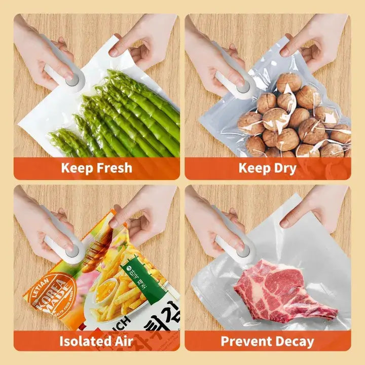 Portable Mini Sealing Machine – USB Rechargeable Food Bag Sealer in Pakistan