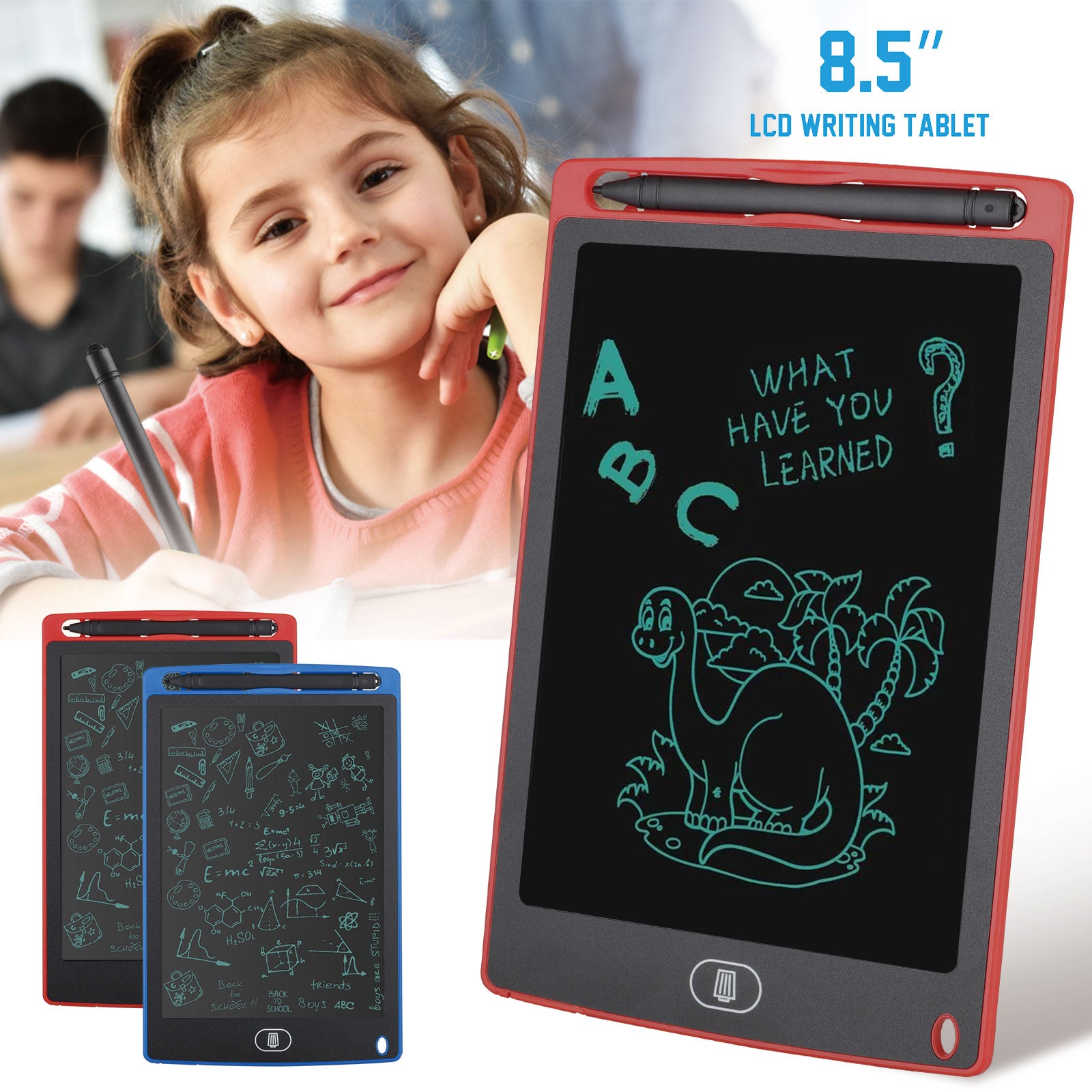 8.5 Inch LCD Writing Tablet for Kids – Doodle & Drawing Pad