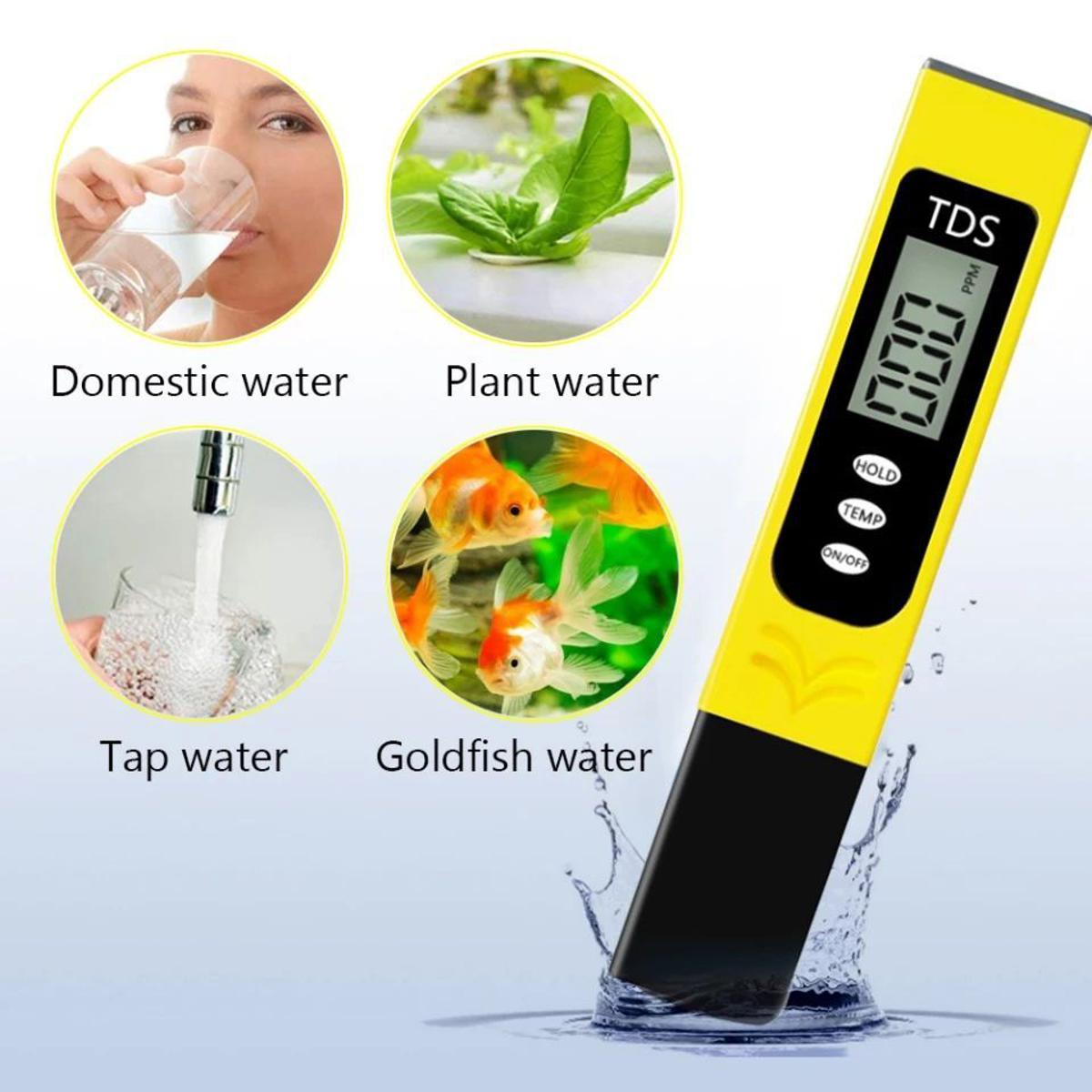 TDS Meter – Digital Water Quality Tester Pen for Drinking Water, Pools & Aquariums